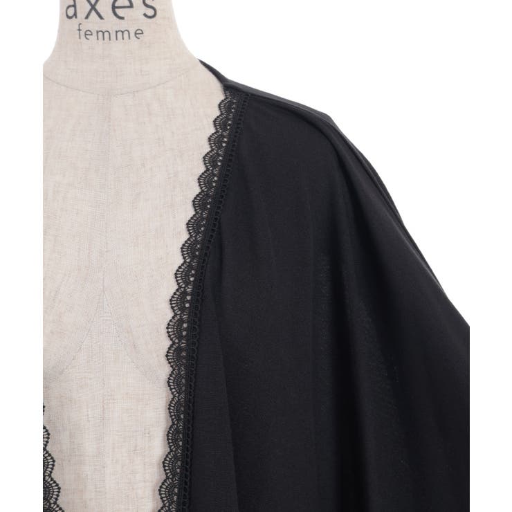 バックレースＵＶポンチョ | axes femme | 詳細画像10 