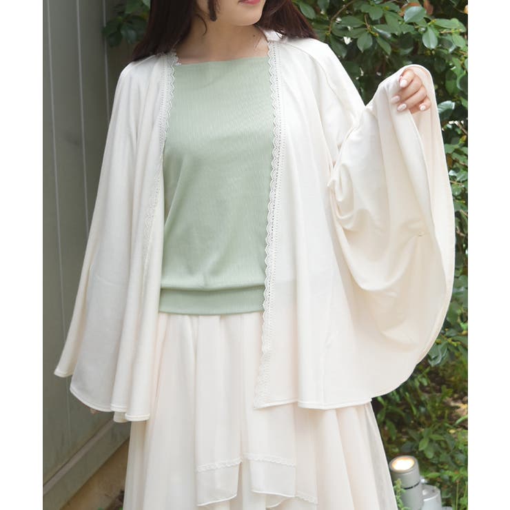 バックレースＵＶポンチョ | axes femme | 詳細画像5 