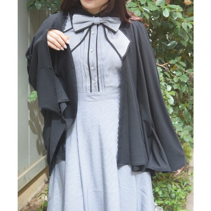 バックレースＵＶポンチョ | axes femme | 詳細画像6 