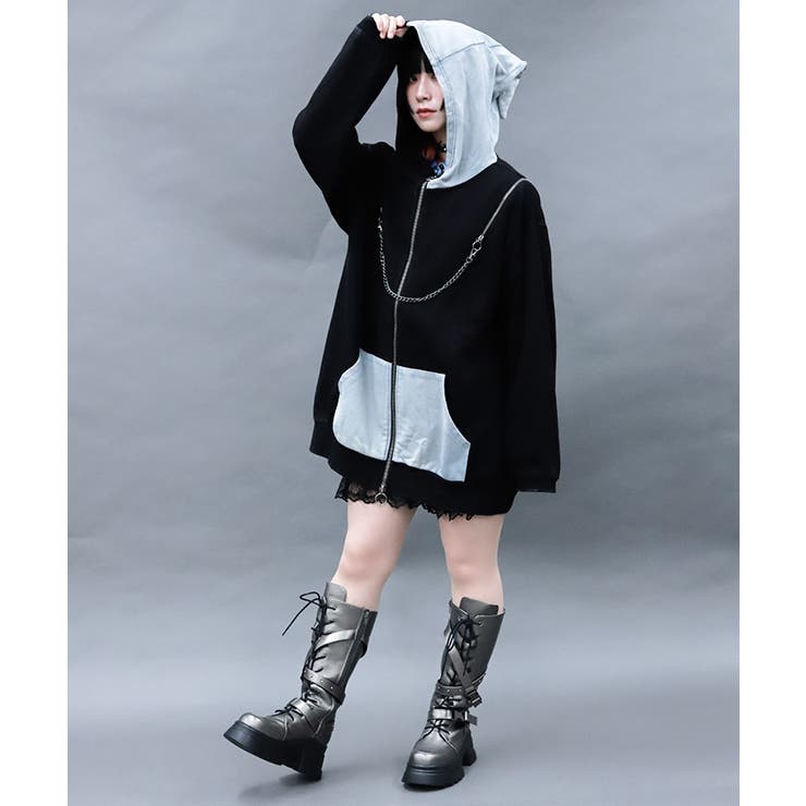 ピエロフードパーカー | axes femme | 詳細画像13 