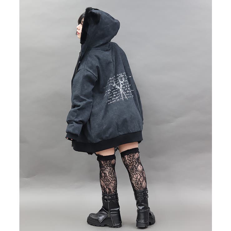 オオカミフードパーカー | axes femme | 詳細画像10 