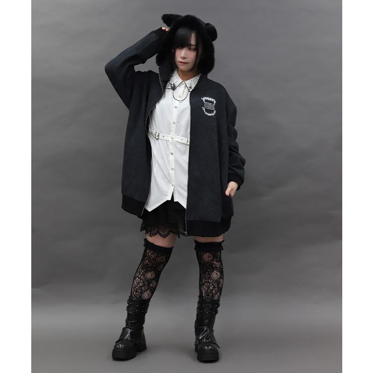 オオカミフードパーカー | axes femme | 詳細画像12 