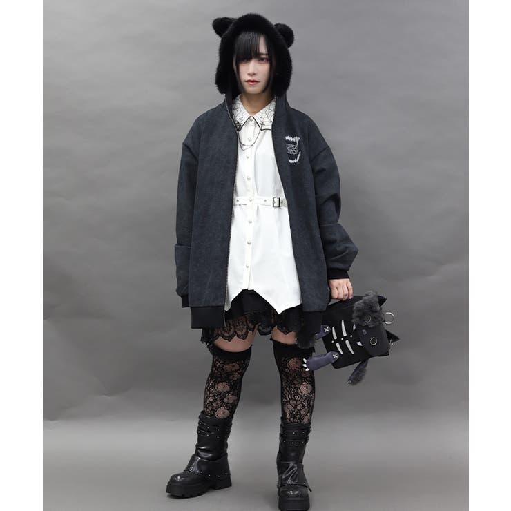 オオカミフードパーカー | axes femme | 詳細画像15 