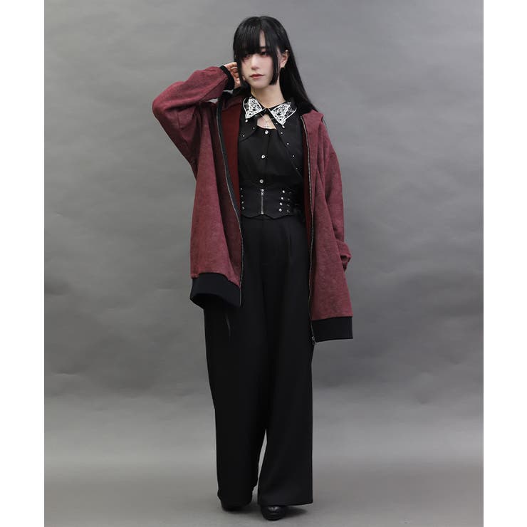 オオカミフードパーカー | axes femme | 詳細画像6 