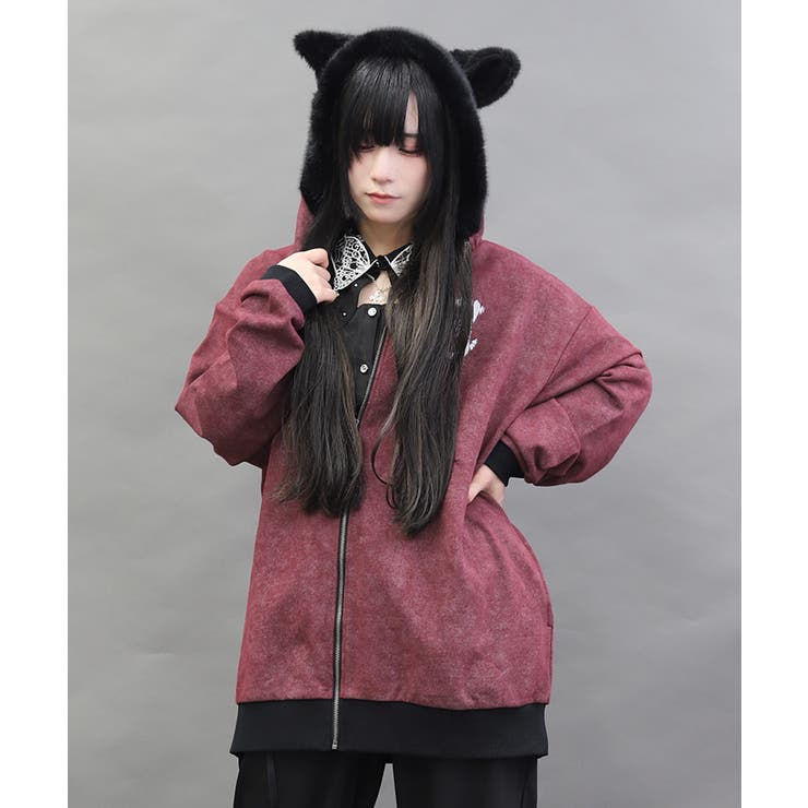 オオカミフードパーカー | axes femme | 詳細画像7 