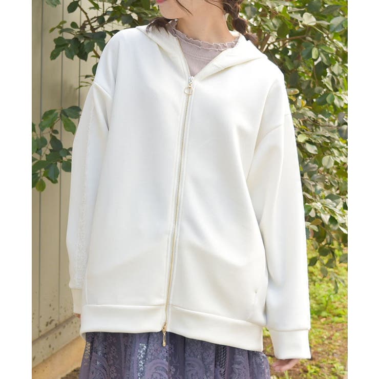 白 | ＵＶカットロングパーカー | axes femme