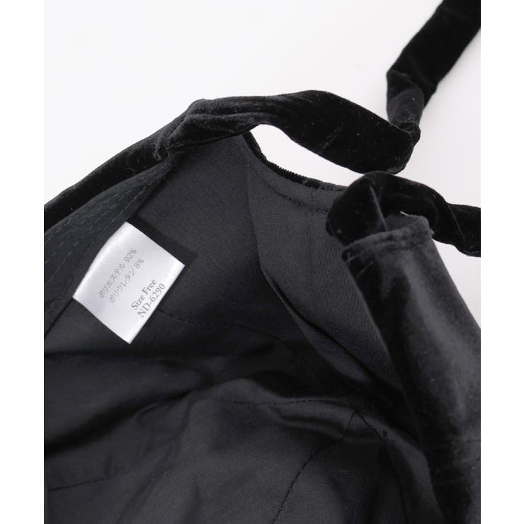 バックリボンベロアキャップ | axes femme | 詳細画像18 