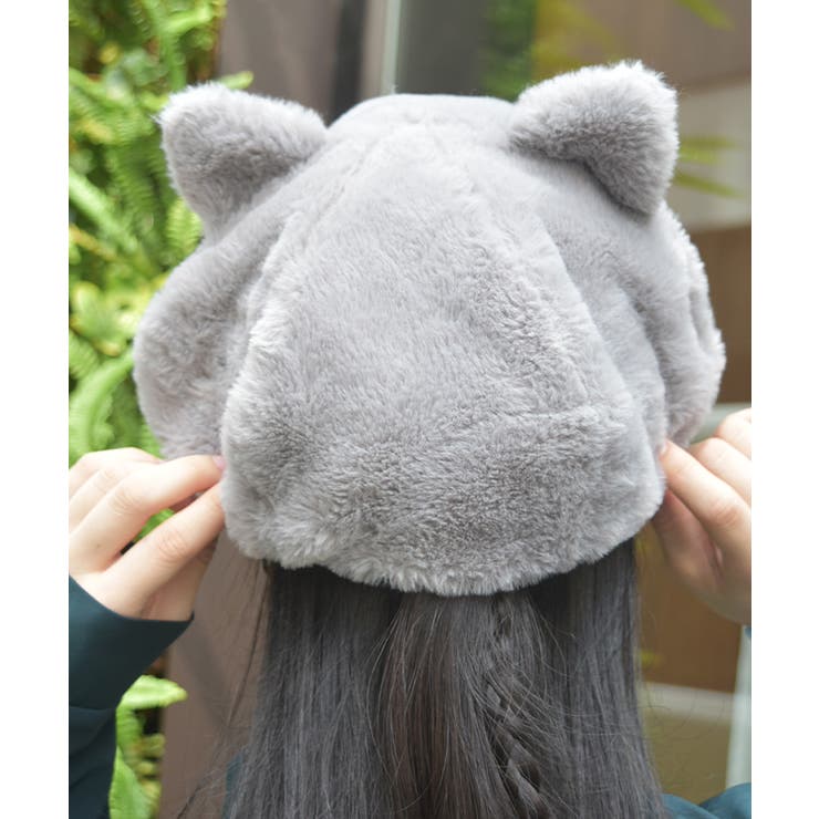 ネコ耳ファーベレー[品番：IGAW0006935]｜axes femme（アクシーズ