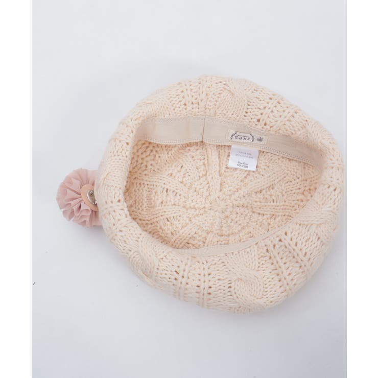 コサージュ付きニットベレー | axes femme | 詳細画像11 