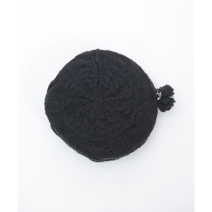 コサージュ付きニットベレー | axes femme | 詳細画像13 