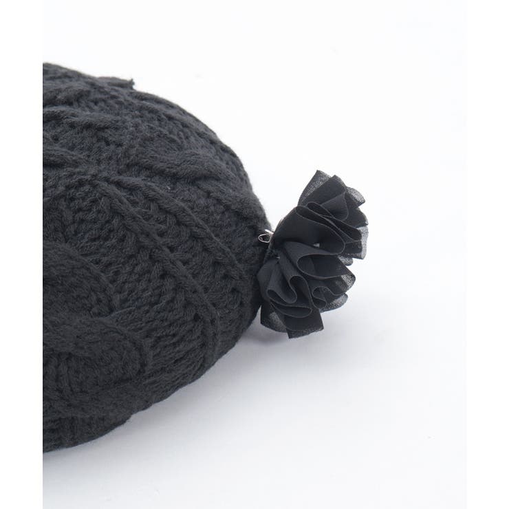 コサージュ付きニットベレー | axes femme | 詳細画像14 