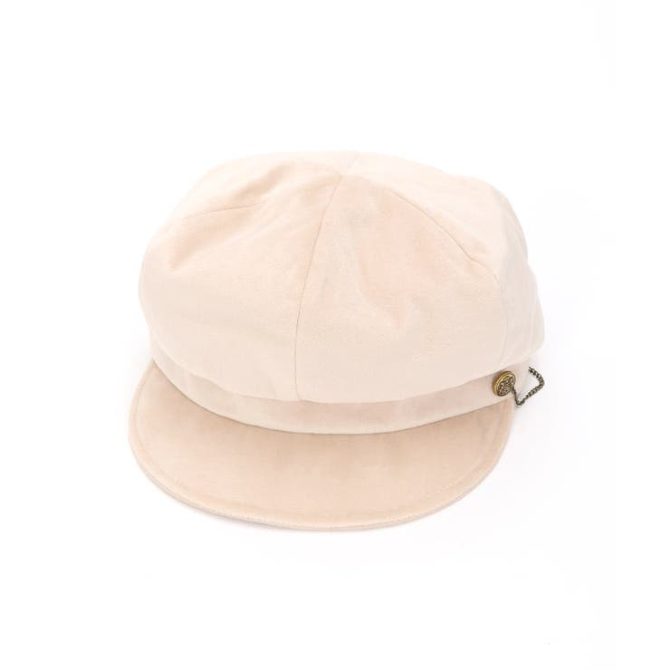 サイド釦ベロアキャスケット[品番：IGAW0005732]｜axes femme