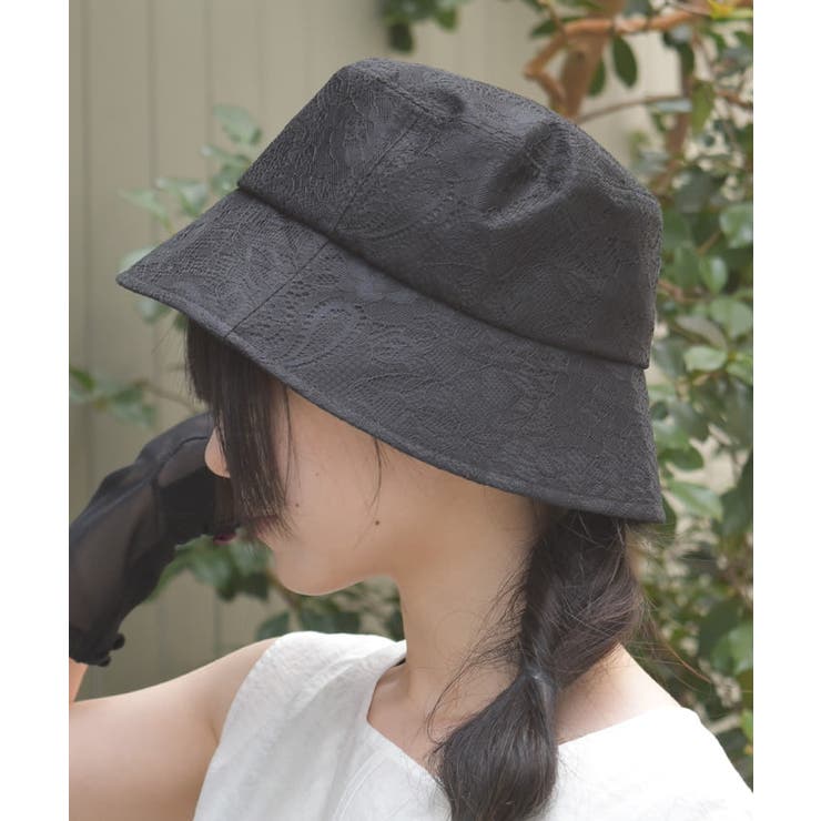 黒 | 総レースＵＶバケハ | axes femme