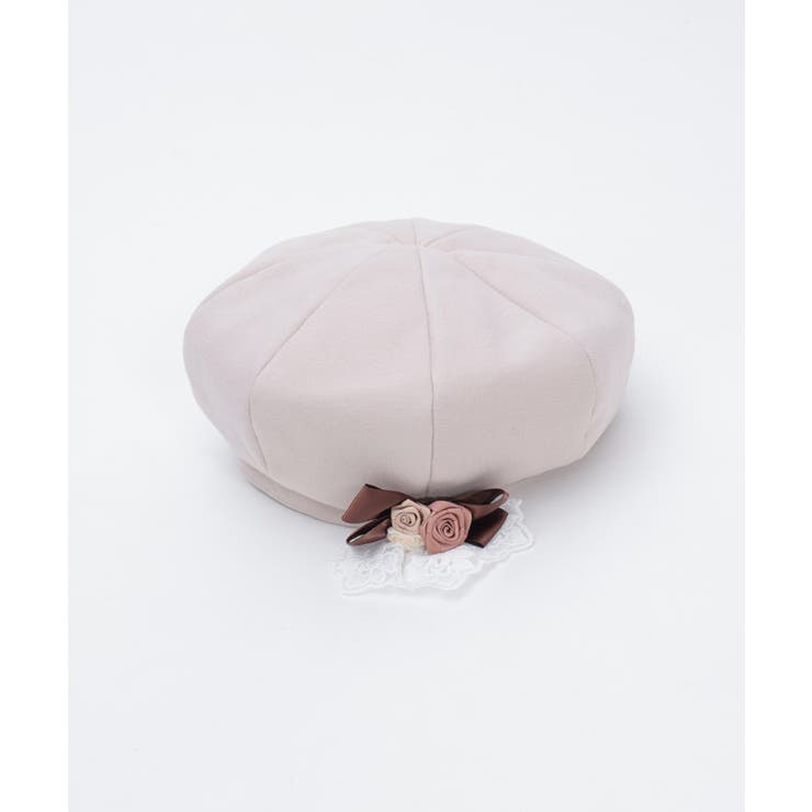 巻きバラブローチ付きベレー | axes femme | 詳細画像20 