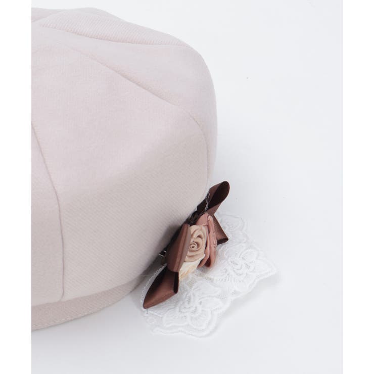 巻きバラブローチ付きベレー | axes femme | 詳細画像21 