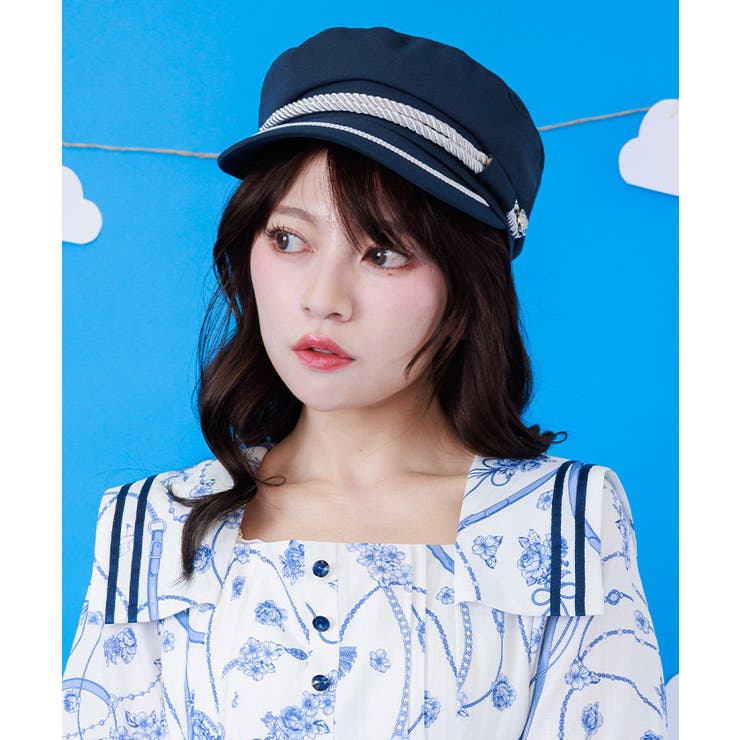 紺 | バイカラーロープマリンキャス | axes femme