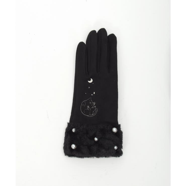 猫刺繍手袋[品番：IGAW0005547]｜axes femme（アクシーズファム