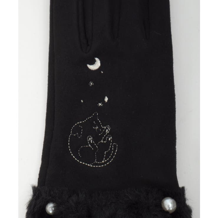 猫刺繍手袋[品番：IGAW0005547]｜axes femme（アクシーズファム）の