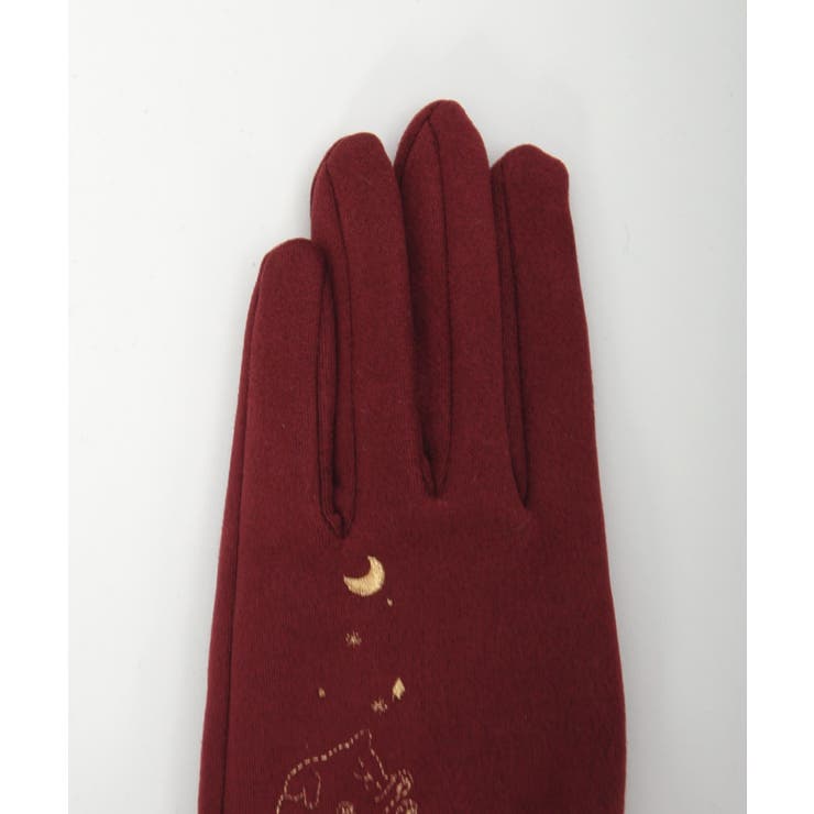 猫刺繍手袋[品番：IGAW0005547]｜axes femme（アクシーズファム