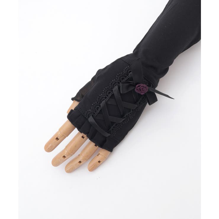 レースアップＵＶロング手袋 | axes femme | 詳細画像13 