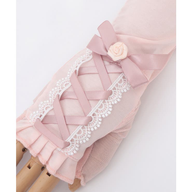 レースアップＵＶロング手袋 | axes femme | 詳細画像22 