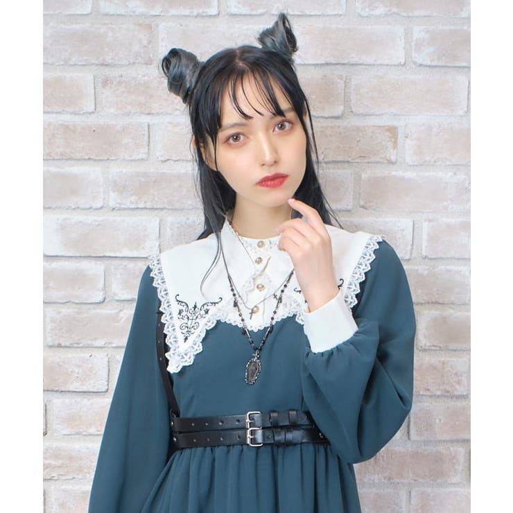 黒 | 合皮ハーネスベルト | axes femme