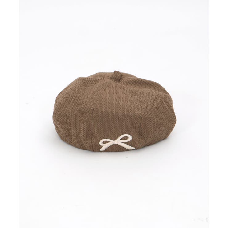 リボン刺繍ベレー | axes femme | 詳細画像2 