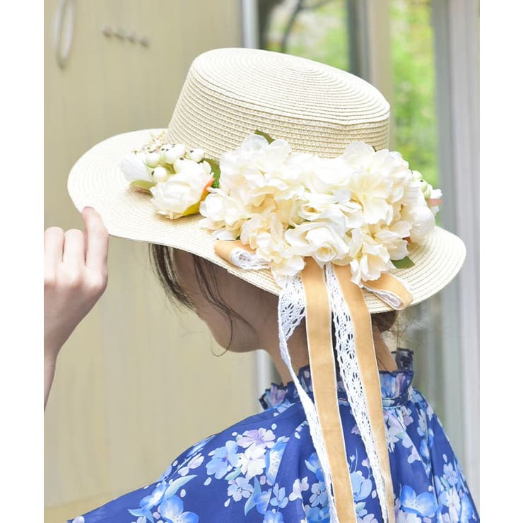 アソートフラワーカンカン帽[品番：IGAW0006353]｜axes femme