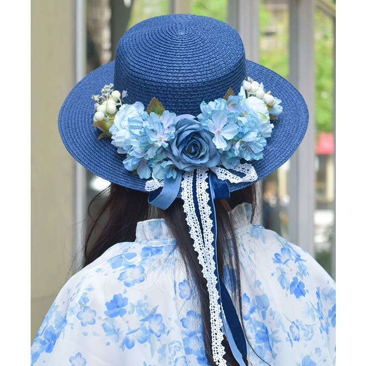 きよ様専用♡エレガントな花飾り付き帽子 5点セット キッズ帽子 花