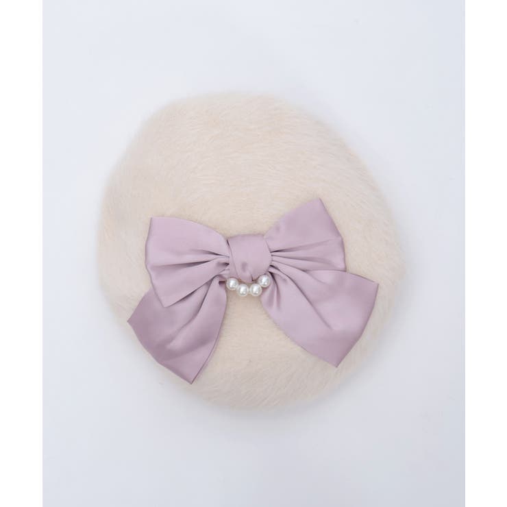 パール付きリボンファーベレー | axes femme | 詳細画像7 