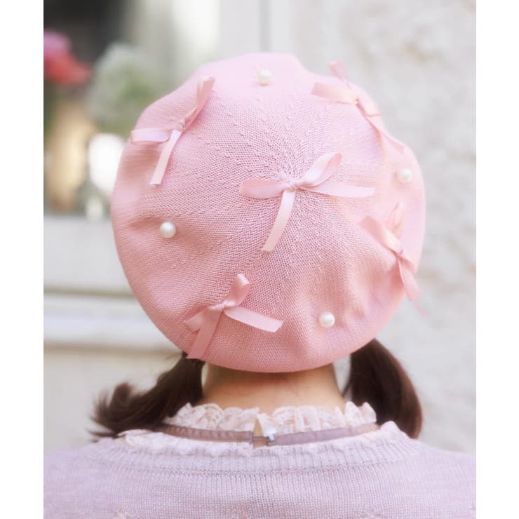 ピンク | リボンパールサマーベレー | axes femme