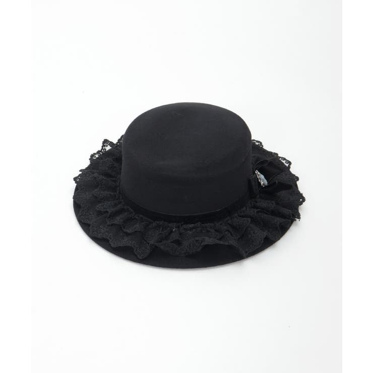 カメオリボン付きカンカン帽[品番：IGAW0005751]｜axes femme