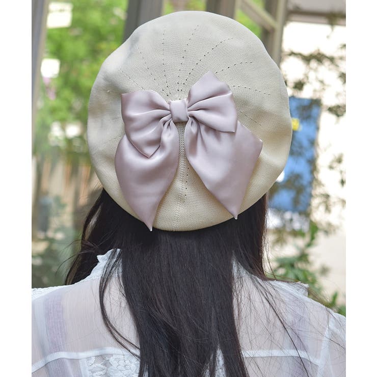 ベージュ | リボンデザインサーモベレー | axes femme