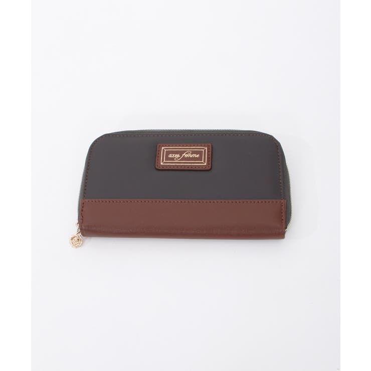 チョコモチーフ配色長財布[品番：IGAW0003092]｜axes femme
