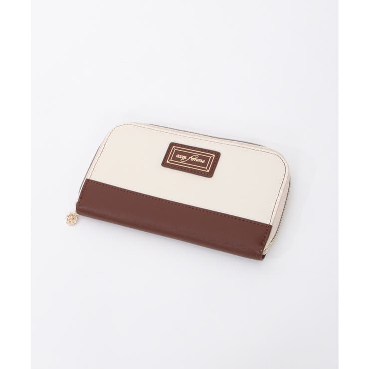 チョコモチーフ配色長財布[品番：IGAW0003092]｜axes femme
