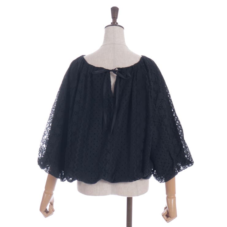 総レースバルーンプルオーバー[品番：IGAW0006238]｜axes femme