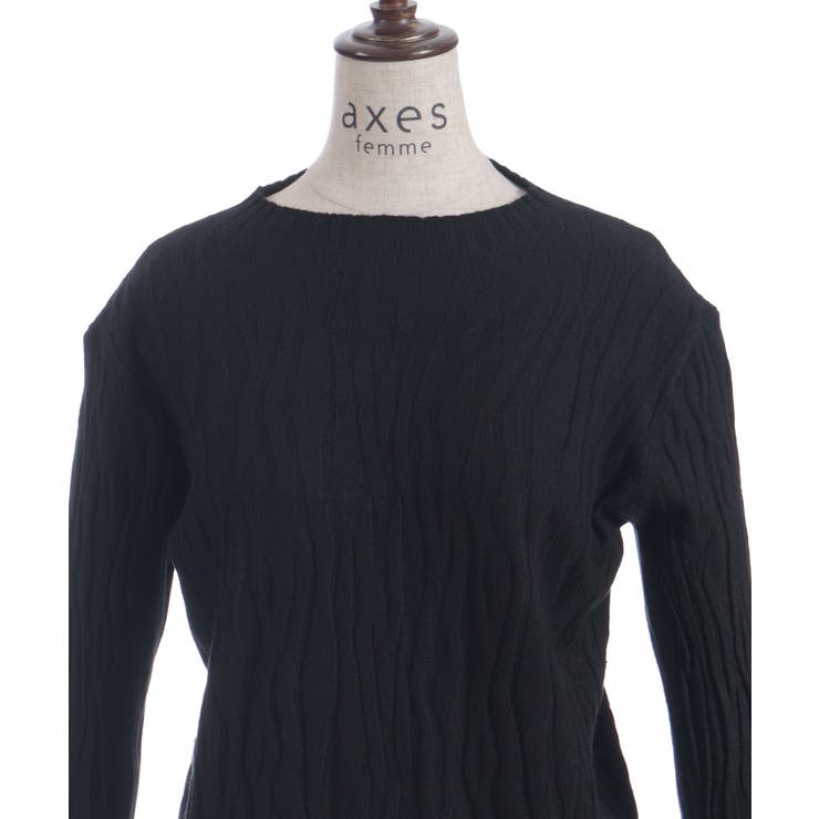 ジャカードニットプルオーバー | axes femme | 詳細画像20 