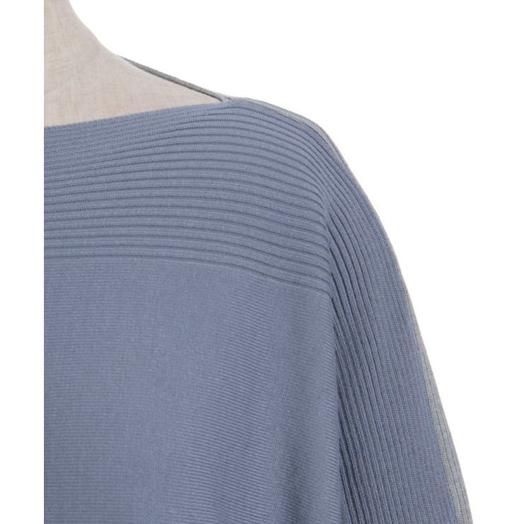 バイカラーニットチュニ | axes femme | 詳細画像12 