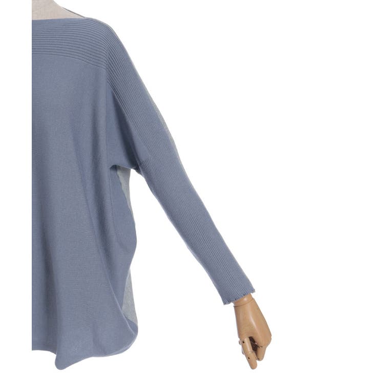 バイカラーニットチュニ | axes femme | 詳細画像15 