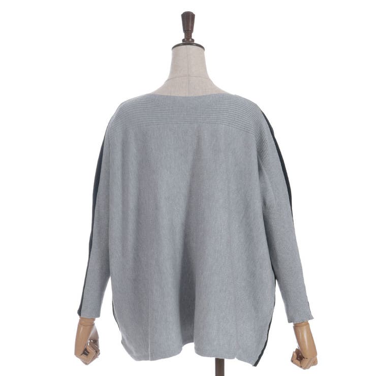 バイカラーニットチュニ | axes femme | 詳細画像18 