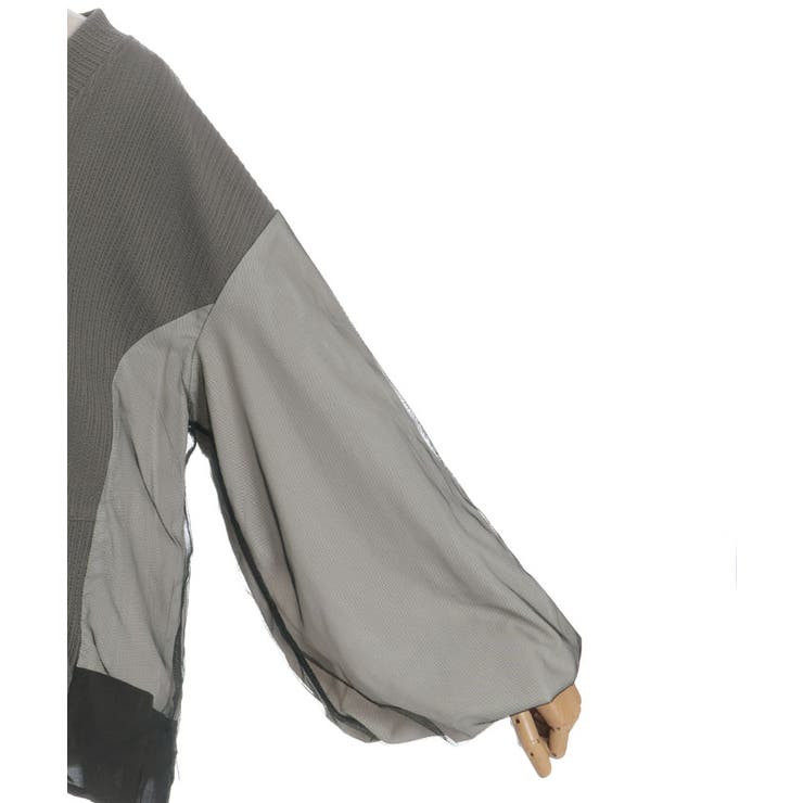 チュール切替カーデ | axes femme | 詳細画像16 