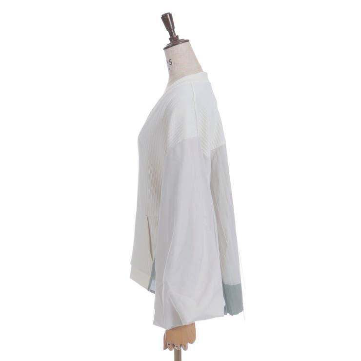 チュール切替カーデ | axes femme | 詳細画像18 