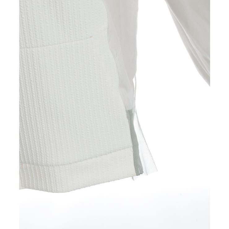 チュール切替カーデ | axes femme | 詳細画像21 