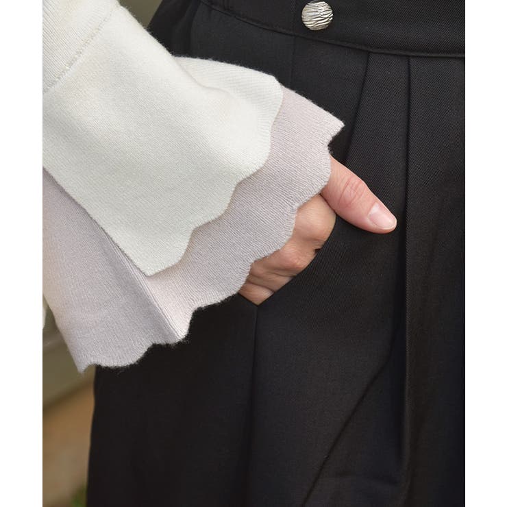 サイドボタンタックパンツ | axes femme | 詳細画像7 