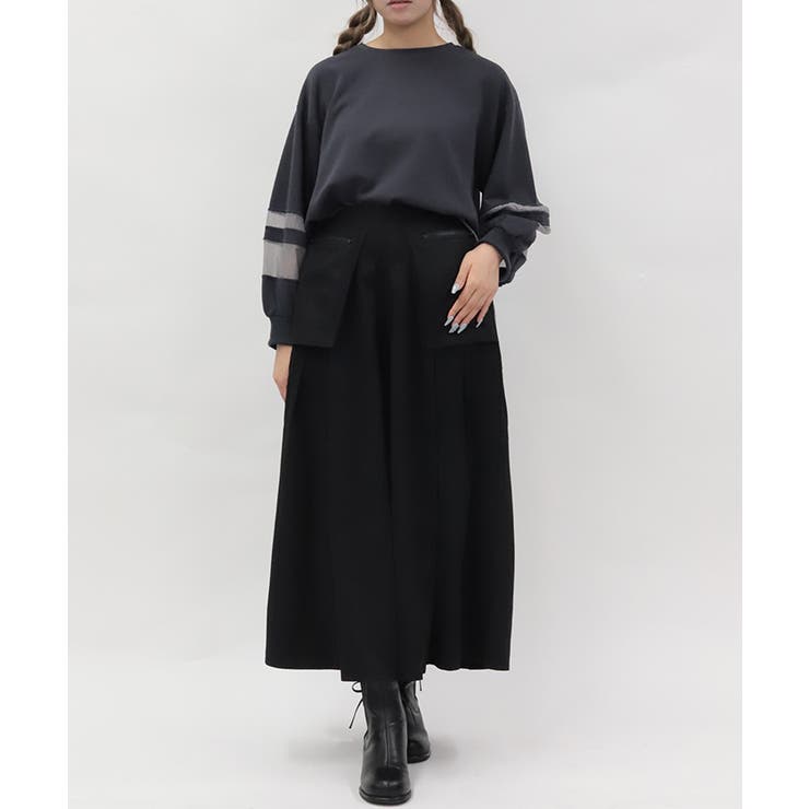 メッシュデザインフレアパンツ | axes femme | 詳細画像6 