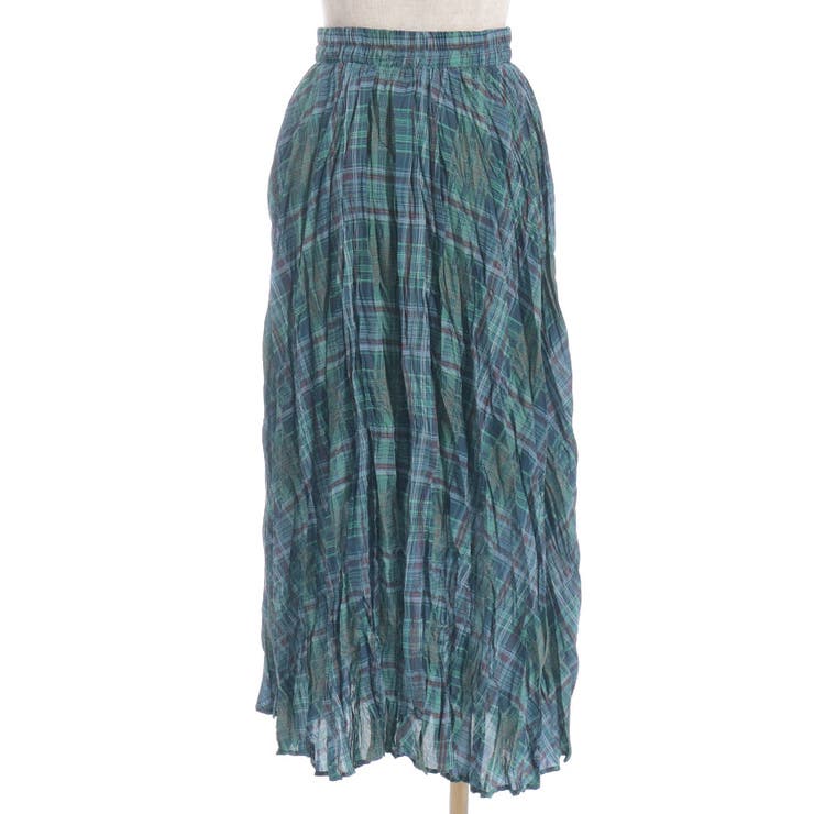 シワ加工チェック柄スカート | axes femme | 詳細画像10 