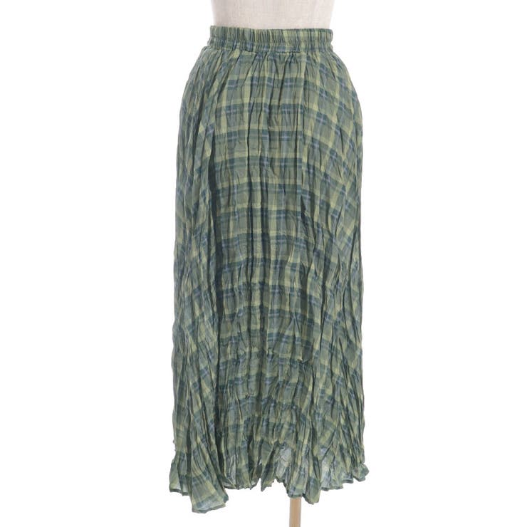 シワ加工チェック柄スカート | axes femme | 詳細画像18 