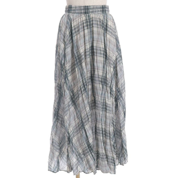 シワ加工チェック柄スカート | axes femme | 詳細画像23 