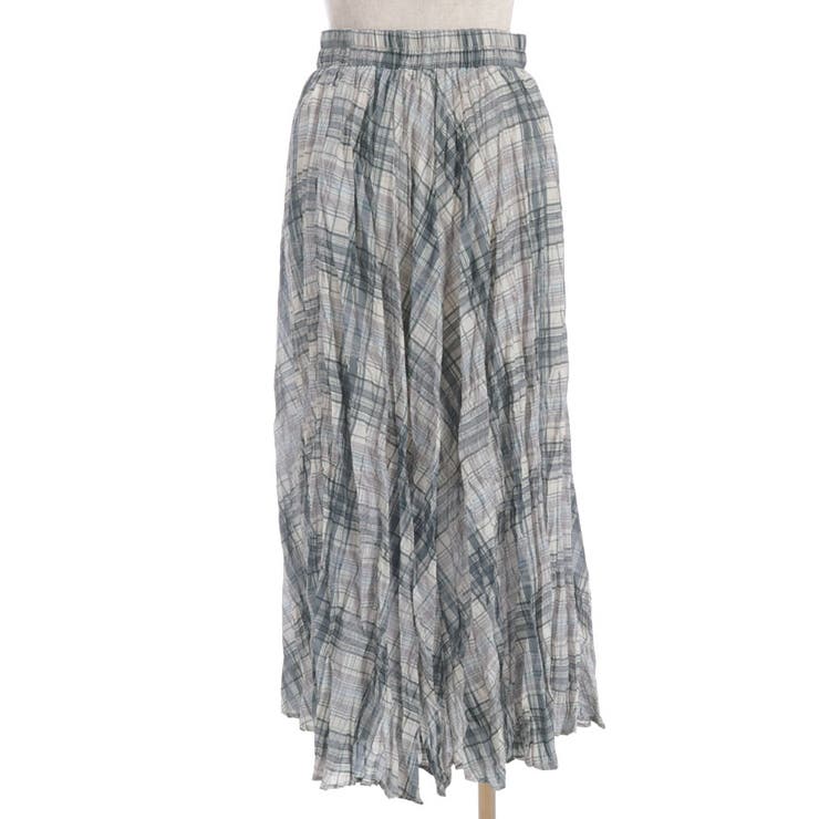 シワ加工チェック柄スカート | axes femme | 詳細画像25 