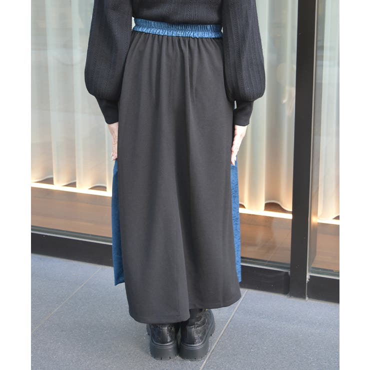 異素材切替スカート | axes femme | 詳細画像3 